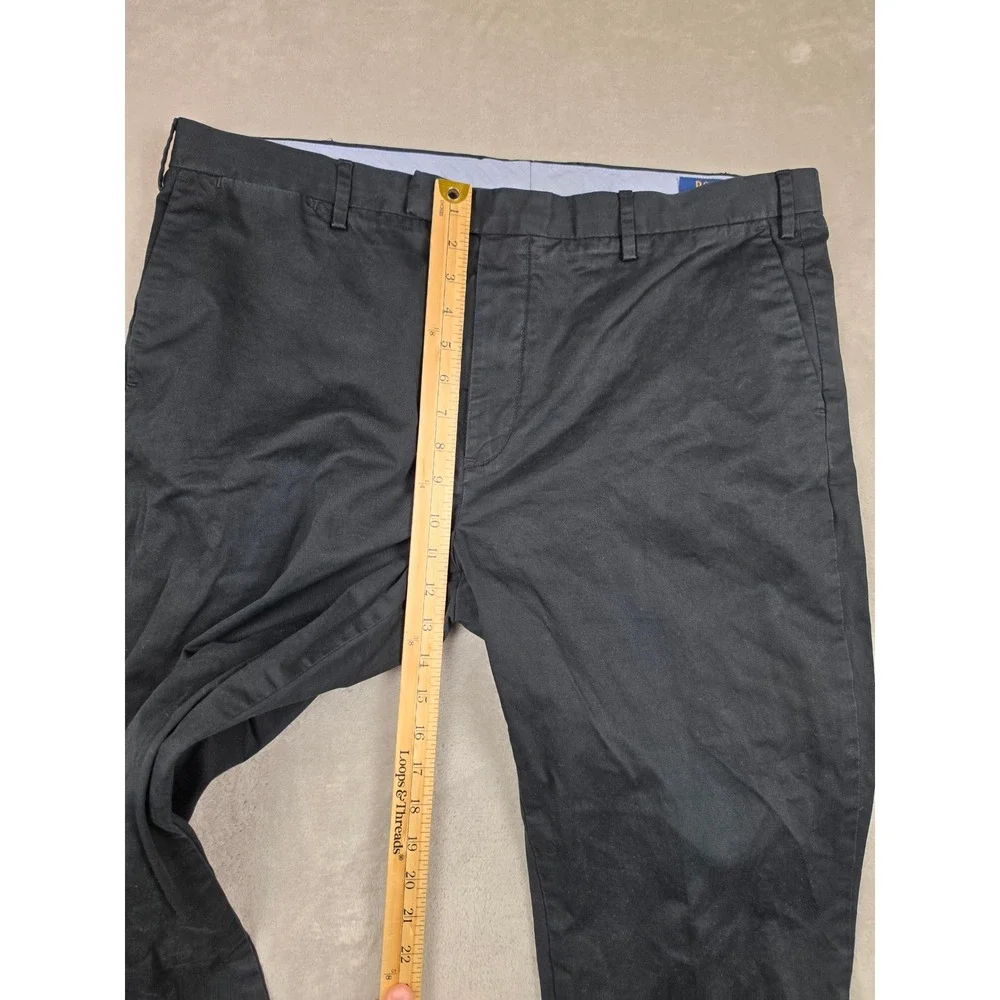 Polo Ralph Lauren Chino Pants Mens 40x30 Fit 40x29 Black Stretch Chinos